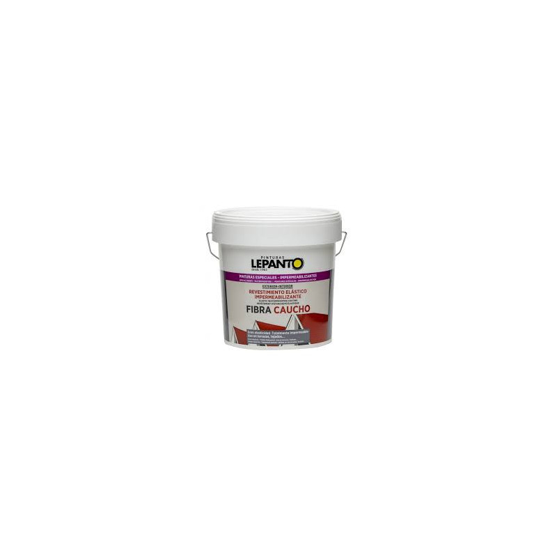 Pintura Fibra Caucho Blanco 14lt