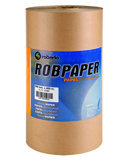RB ROBPAPER bobina marrón - 300 mm x 400 m