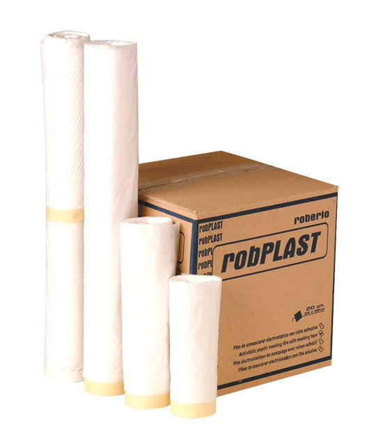 RB ROBPLAST film con cinta  - 90 cm x 22,5m